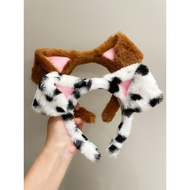 Dalmatian Golden Retriever Labrador Cute Puppy Ear Headband Dog Headwear Headband Plush Hairpin Swee