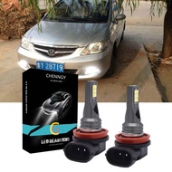 2PC Front 6000K Fog Light Lamp foglight foglamp bulbs For HOND CITY 2006 2007 2008 GD6 GD8 beam acce