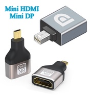 Mini DP - DP Port & Mini HDMI - HDMI Port