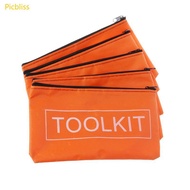 Picbliss 5 Pieces  Storage Bags Storage Organizer Waterproof Oxford Cloth Tool Bag Orange 19 5x10cm 