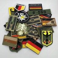 Germany Flag DEU Eagle Reflective Infrared IR Patches German GSG9 Armband Tactical Badge Applique Mi