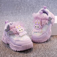 [YY] Girls Cartoon Cloth Shoes Rabu Cloth Girls Shoes Children Sports Shoes Girls Dad Shoes Children