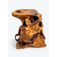 Vintage Natural Burl Root Wood Display Stand / Pedestal