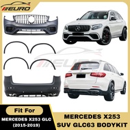 Mercedes Benz X253 GLC GLC200 GLC250 GLC300 Bodykit GLC63 Bumper Kit Fullset For 2015-2019