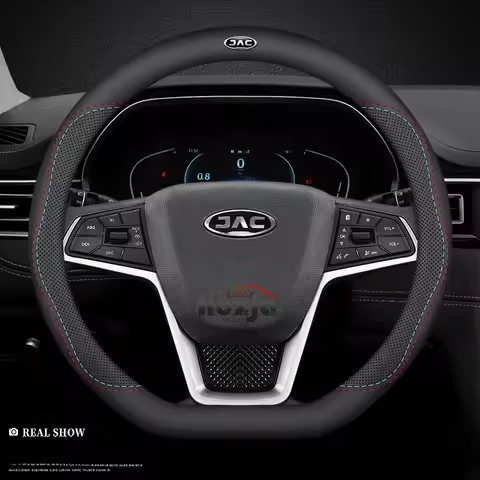 Car Leather Steering Wheel Cover for JAC E-JS1 E-JS4 E-J7 JS4 T9 T6 T8 PRO JS2 JS3 JS7 J7 Plus JS8 J