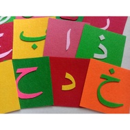 Felt huruf hijaiyah 29pcs