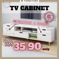 Wfurniture 4 Feet TV cabinet 5 Feet TV cabinet  rak tv/ rak tv kayu