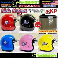 BKP H4 SIRIM Kids Motorcycle Helmet COMBO VISOR QUALITY Kid Children Topi Keledar Budak Kanak 3 Butt