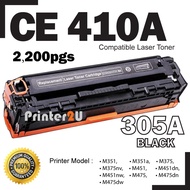 Compatible to H* LaserJet Pro 300 Color CE410A 305A CE 410A M351 M375 M451 M475 M351a M375nw M451dn 