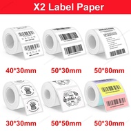 Marklife X2 Label Printer Sticker Adhesive Label Paper Roll Pocket Portable Thermal Label Maker Stic