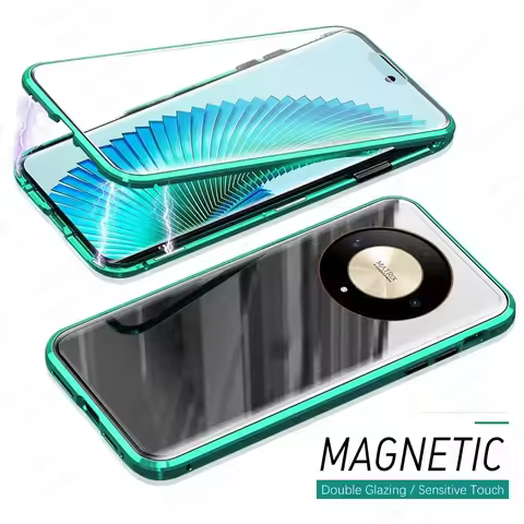 360° Full Body Double Sided Glass Metal Frame Case for Honor X6 Pro X9c X9b X9A 5G Honor Magic 6 5 L