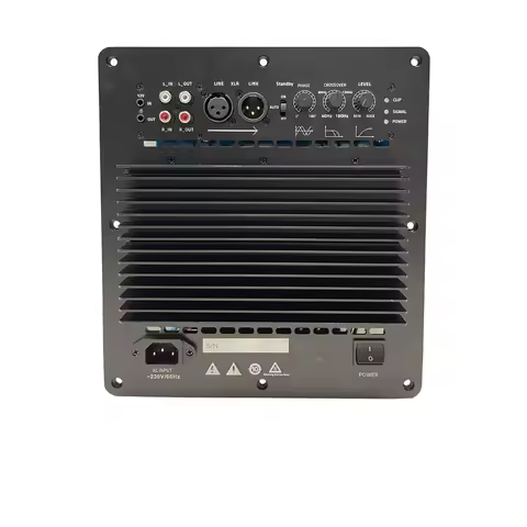 Digital Subwoofer Plate Amplifier 800W RMS Class D 1 input 1 output Amplifier Board