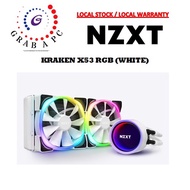 NZXT KRAKEN X53 RGB (WHITE) 240mm LIQUID COOLER WITH RGB (LGA 1700 COMPATIBLE)