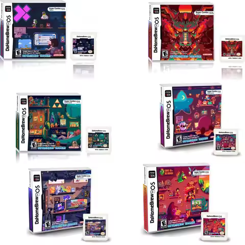 Combination Card 7800 in1 Game Collection R4 3DS Flash Card for NDSL NDSi 3DS 2DS Adapter Memory Bur