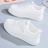 Little White Shoes Women's 2025 Autumn Soft-Soled Travel Shoes Leather Sports Sneakers Casual All-Ma