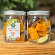Dried fruit Mix 3 flavors Mango - Pineapple - Passion Fruit, Healthy Snack Dried Mango Dried Fruit