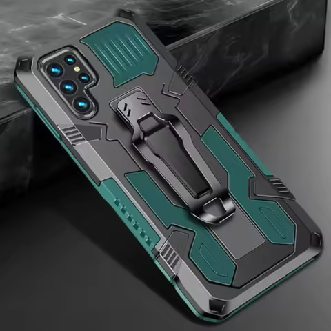 Shockproof Case For Samsung Galaxy S23 Ultra S22 S21 S20 FE 5G Case Belt Clip Armor Cover For Samsun