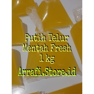 |EXCELLENT| Putih Telur Mentah Fresh Segar 1 kg pure egg white putih