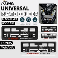 UNIVERSAL NUMBER PLATE FRAME FRONT REAR NUMBER PLATE HOLDERBER ABS PLATE HOLDER LC 135 Y15ZR EX5 Y16