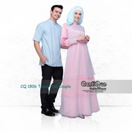 New Baju Couple Keluarga Lebaran Gamis Pesta Hajatan Aqiqah Brokat