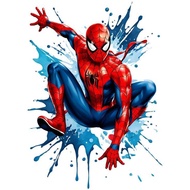 Spider Man image sticker Size 15x20 cm print cut