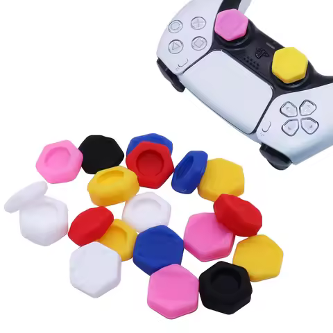 ZOMTOP Joystick Controller Performance Thumb Grips Compatible with PS5, PS4 Controller Joystick Grip