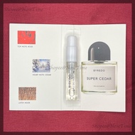 [ Ready Stock ]  MINI PERFUME 💗Byredo Super Cedar, 2016    2ML