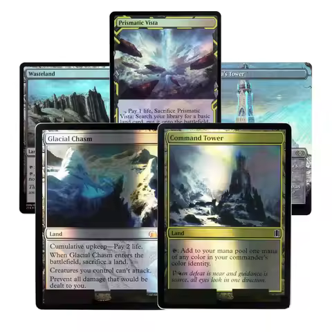 Foil Urza's Tower Command Tower Dryad Arbor Glacial Chasm TCG Proxy Cards Custom Top Quality Game Co