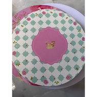 Round Cake Base Mixed Patterns Vintage Flowers Size 3 Pounds 20 Pieces