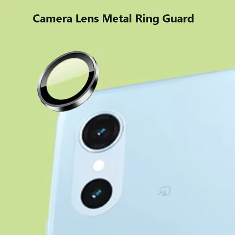 1Pack=1Rings For Fujitsu FCNT Arrows We3 Ultra Clear Camera Lens Protector Cover Metal Ring Tempered