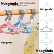 MAXGOODS 10PCS Pet Hanger, Non-slip DIY Pet Clothes Hanger,  Solid Color Metal Special Display Rack 
