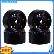 1.9Inch Beadlock Wheel Rim Rim Hub for 1/10 TRX4 SCX10 Wheel Rim for 1/10 TRX4 SCX10