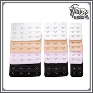 Yang's Fashion - Additional Bra Hooks 3 Hooks 2 Hooks Rubber Bra Extension 2 Rows Practical