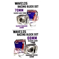 HHM BLOCK WAVE125 62MM 65MM 68MM 70MM WAVE125 S WAVE125 X BLOCK LEO FRC RACING