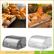 [Ihoce] Bread Storage, Bread Holder, Roll-top Bread Bin, Bread Holder, Container, Counter Storage, B
