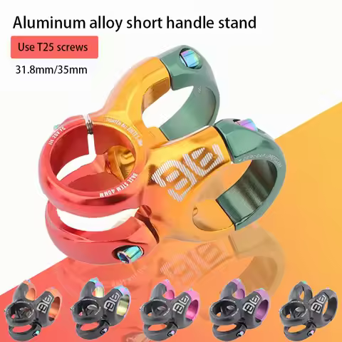 HASSNS Mtb power stem Bike stem Bicycle bridge mtb mountian bike short power mtb High-strength short