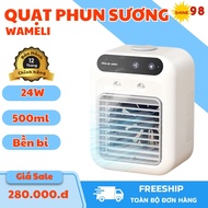 Quạt phun sương mini để bàn Chefman quạt hơi nước để bàn dung tích 500ml 2 tốc độ gió bảo hành chính