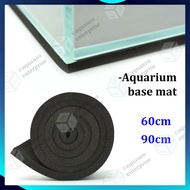 Aquarium Safety Mat Pad Base Black - 60x30cm 90x45cm | aquarium mat pad aquarium base mat 鱼缸垫