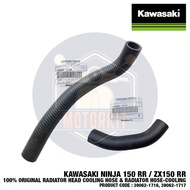 NINJA 150 RR ZX150 RR 100% ORIGINAL RADIATOR HEAD COOLING HOSE HOS RADIATOR PIPE AIR PAIP 39062-1716