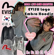 🔥2021 FW秋款🔥韓國🇰🇷EVISU經典hoodie女版🌈
