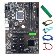 B250 BTC Mining Motherboard Kit LGA1151 Support 12 PCI-E16X Graphics with DDR4 4GB 2666Mhz RAM for Miner
