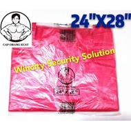 WSS 24"X28" (40pcs)Cap Orang Kuat Plastic Bag