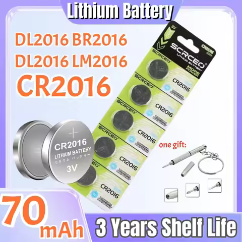 2-80pcs CR2016 3V Lithium Button CR 2016 Battery DL2016 BR2016 DL2016 LM2016 Coin Cell Watch Batteri