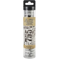 Tim Holtz Idea-Ology Collage Paper 5.875"X6yd- Typeset (For Collage, Mixed Media, Decoupage)