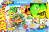 Hot WheelsT-rex Blaze Battle  風火輪 城市霸王龍火焰戰鬥套裝