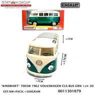 KINSMART 7005W 1962 VOLKSWAGEN CLS BUS GREEN 1-24 20