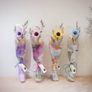 夢境後花園單支畢業花束 /乾燥花束/永生花/太陽花/畢業乾燥花束