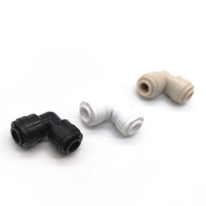 20 pcs 1/4 '' OD PE TUBE Quick Connector RO Water Reverse Osmosis Aquarium System Connector L Fittin
