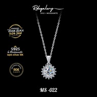 MS-022/Moissanite S925 high quality necklace/ 1 carat moissanite necklace S925