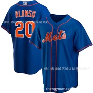 Same Day Delivery!!Mets 20 Blue Alonso Embroidered baseball Uniform Jersey MLB baseball Jersey